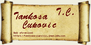 Tankosa Čupović vizit kartica